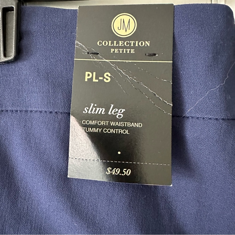 JM COLLECTION | Studded Pull-On Tummy Control, Petite - Picture 4 of 6